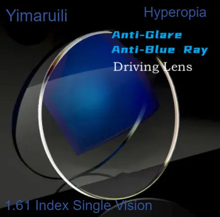 Single Vision Aspheric Anti Glare Anti Blue Light Driving Lenses Clear — view 6 | Rx Spectacle