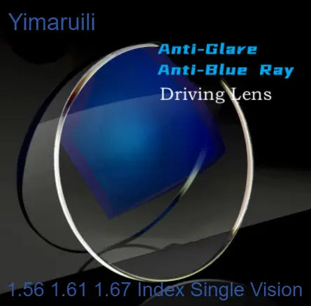 Single Vision Aspheric Anti Glare Anti Blue Light Driving Lenses Clear — view 8 | Rx Spectacle