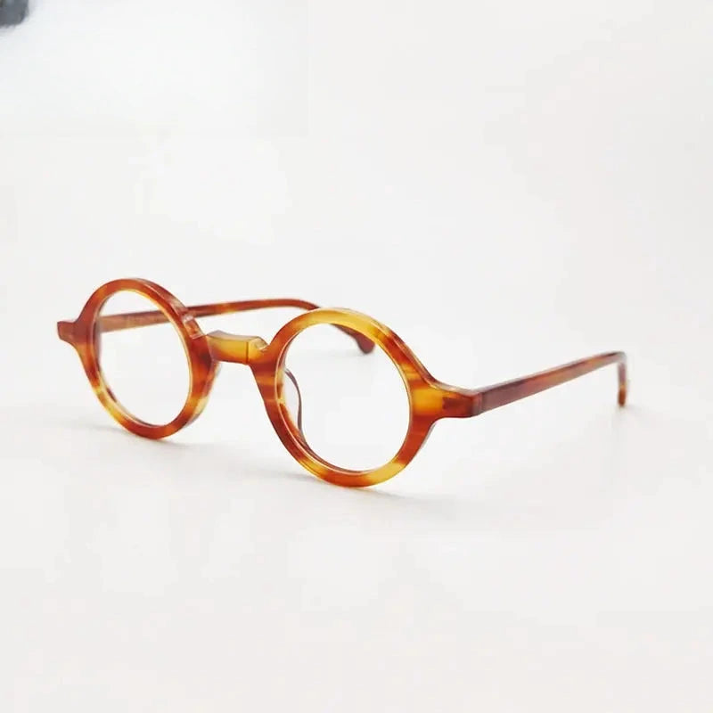 Women's Round Full Rim Acetate Reading Glasses 38132 — view 4 | Rx Spectacle
