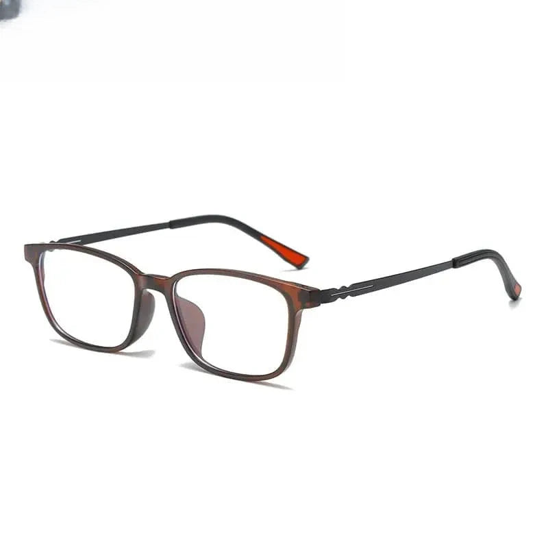 Women's Square Full Rim Titanium Prescription Glasses 681346 — view 7 | Rx Spectacle