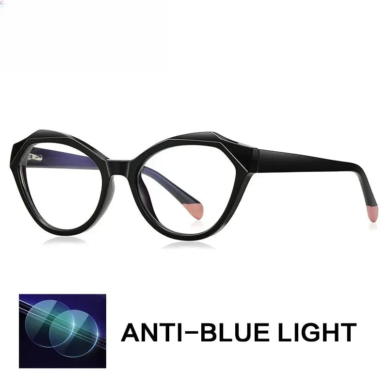 Women's Oval Full Rim Titanium Reading Glasses G2141 — view 5 | Rx Spectacle