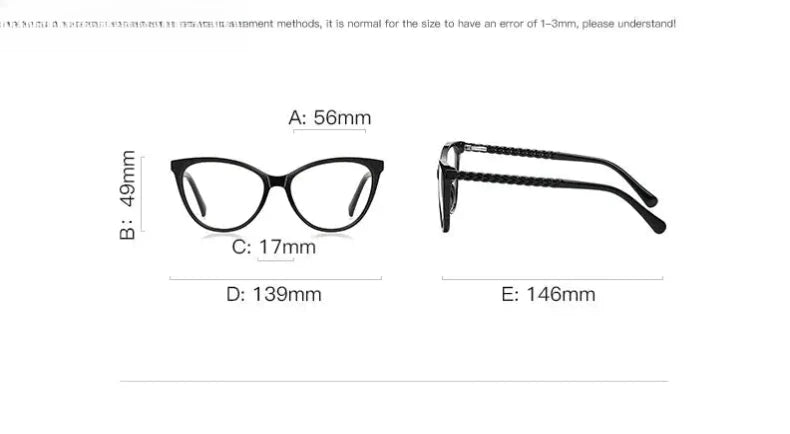 Unisex Cat Eye Full Rim TR90 Reading Glasses 2136 — view 14 | Rx Spectacle