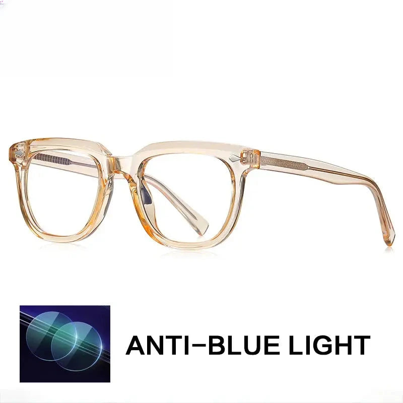 Unisex Square Full Rim Titanium Reading Glasses Gxyj2121 — view 7 | Rx Spectacle