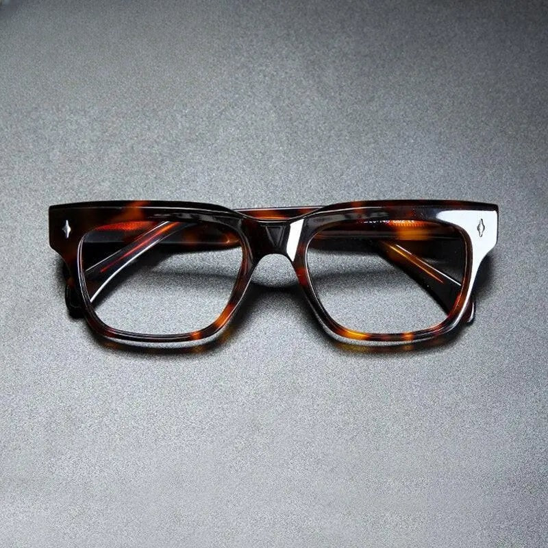 Unisex Square Full Rim Acetate Prescription Glasses Gxyj918 — view 1 | Rx Spectacle