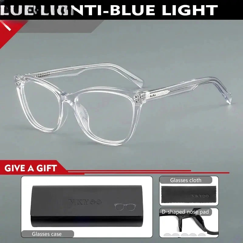 Women's Cat Eye Full Rim Acetate Reading Glasses 688022 — view 5 | Rx Spectacle
