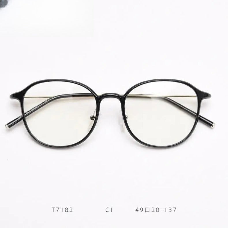 Women's Round Full Rim TR90 Prescription Glasses — view 10 | Rx Spectacle