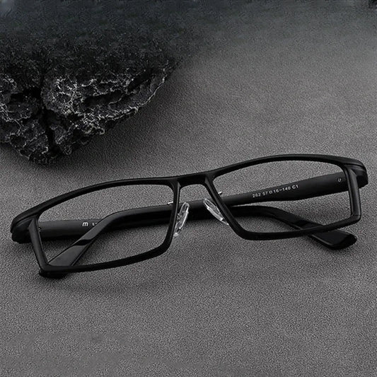 Unisex Rectangular Full Rim Titanium Prescription Glasses 262010 — view 1 | Rx Spectacle