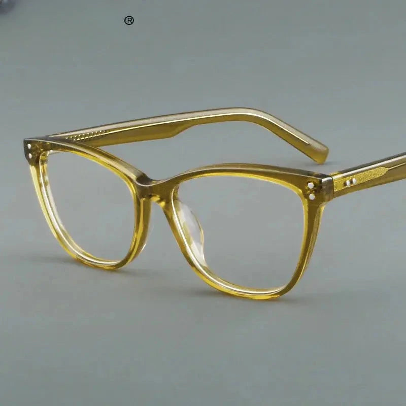 Women's Cat Eye Full Rim Acetate Reading Glasses 688022 — view 1 | Rx Spectacle