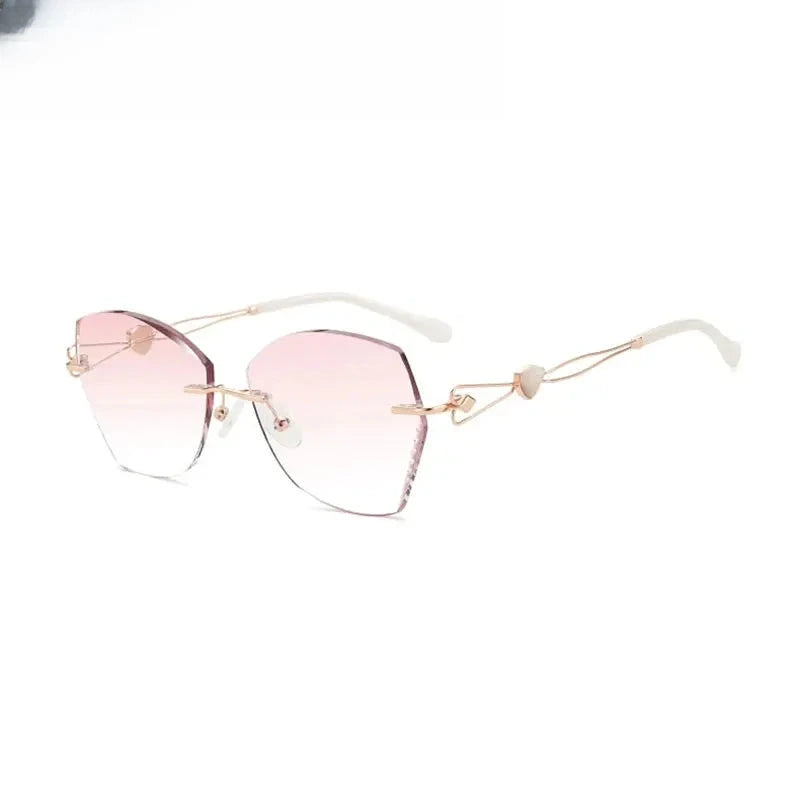 Women's Rimless Titanium Prescription Glasses 706141 — view 5 | Rx Spectacle