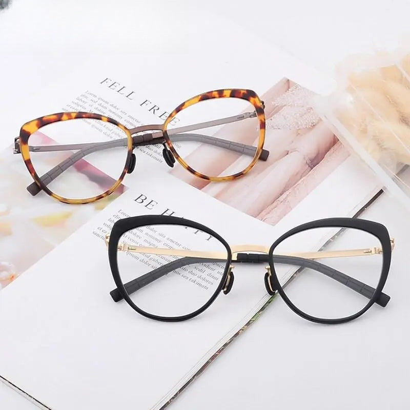 Women's Cat Eye Full Rim Acetate Prescription Glasses 8908 — view 11 | Rx Spectacle