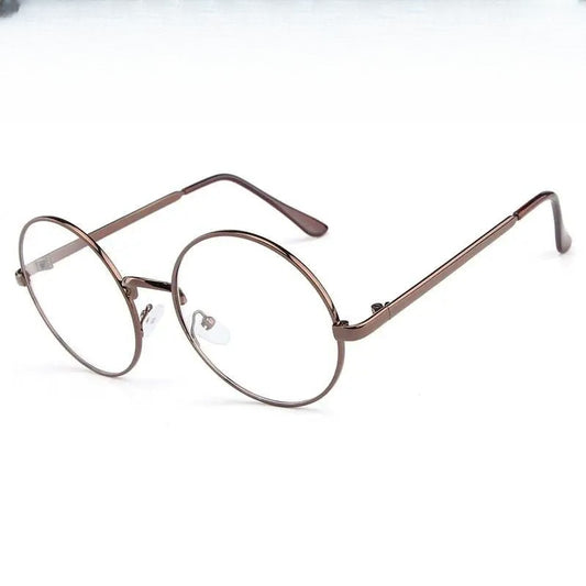 Women's Round Full Rim Alloy Prescription Glasses Lx3048 — view 1 | Rx Spectacle