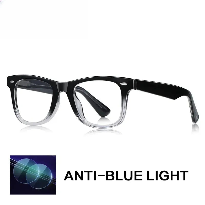 Unisex Square Full Rim Titanium Reading Glasses Gxyj9028 — view 3 | Rx Spectacle