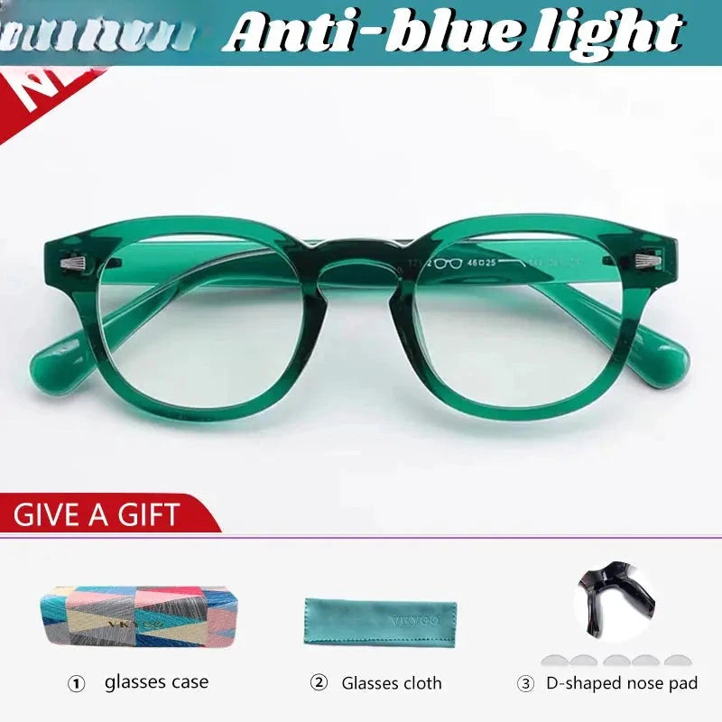 Women's Square Full Rim TR90 Reading Glasses 10132 — view 8 | Rx Spectacle