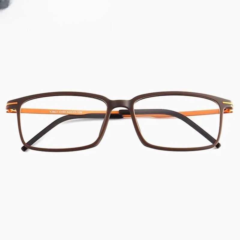 Unisex Square Full Rim TR90 Prescription Glasses 2601 — view 7 | Rx Spectacle
