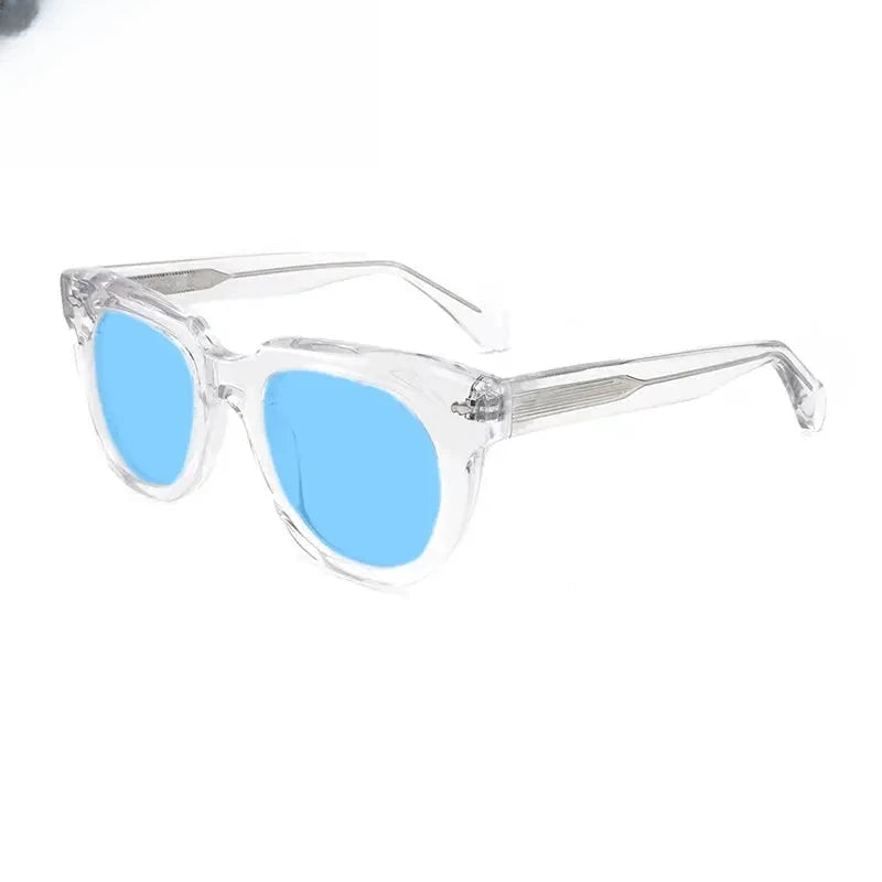 Unisex Square Full Rim Acetate Prescription Glasses Mo17 — view 9 | Rx Spectacle