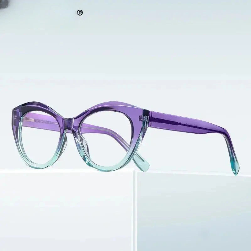 Women's Cat Eye Full Rim TR90 Reading Glasses 2168 — view 2 | Rx Spectacle