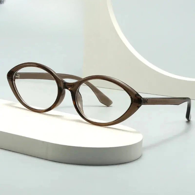 Women's Oval Full Rim TR90 Prescription Glasses 51302 — view 1 | Rx Spectacle