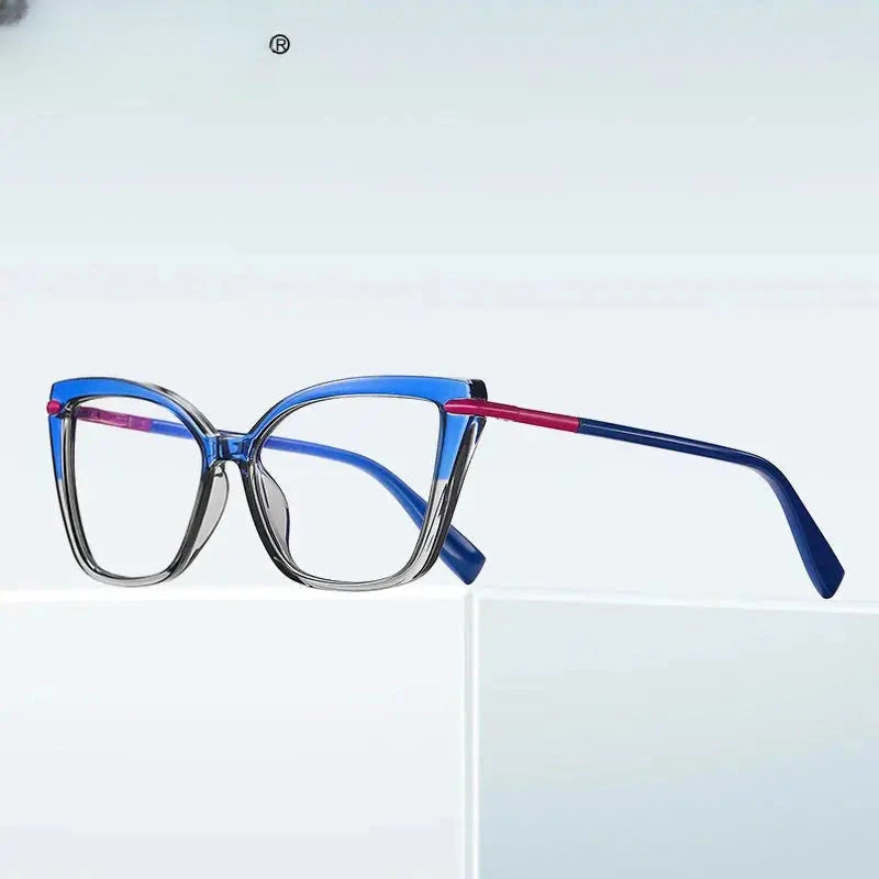 Women's Square Full Rim TR90 Reading Glasses 2112 — view 2 | Rx Spectacle