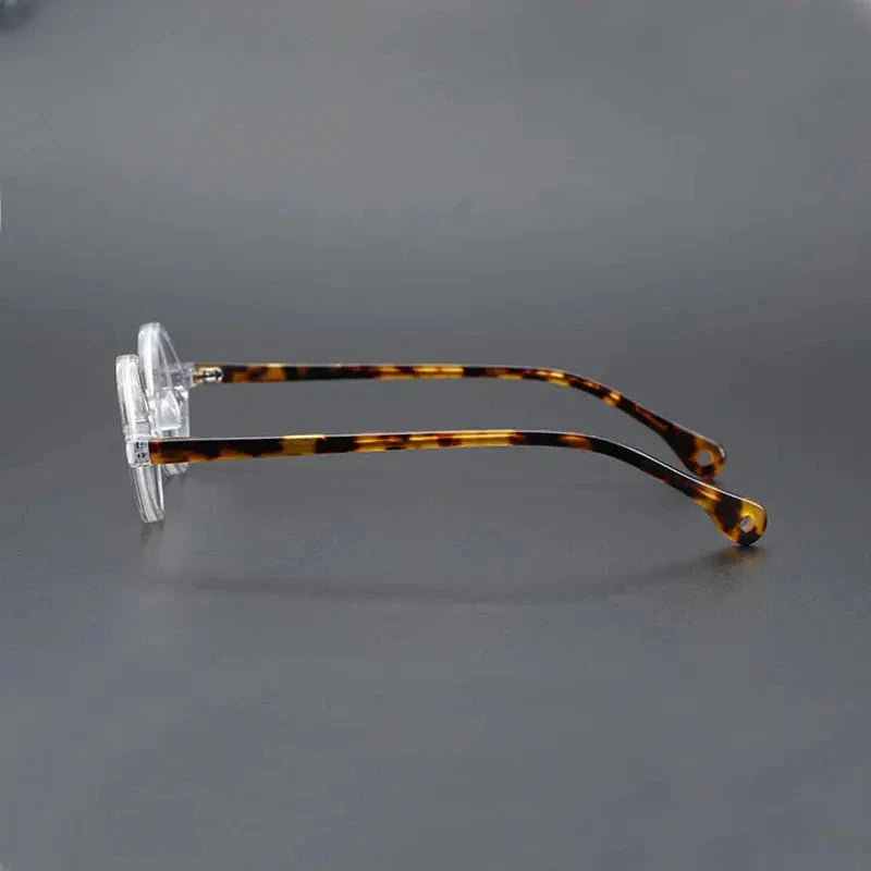 Unisex Round Full Rim Acetate Prescription Glasses 3134 — view 3 | Rx Spectacle