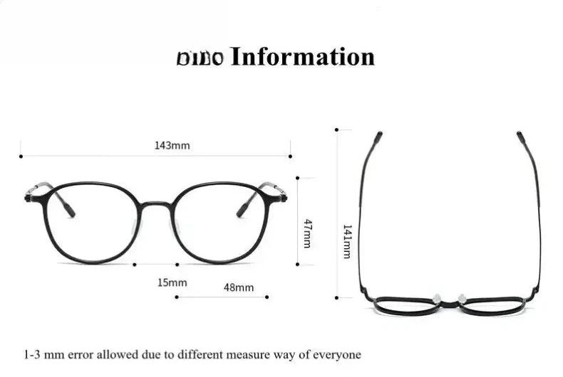 Unisex Square Full Rim Titanium Prescription Glasses 86334 — view 2 | Rx Spectacle