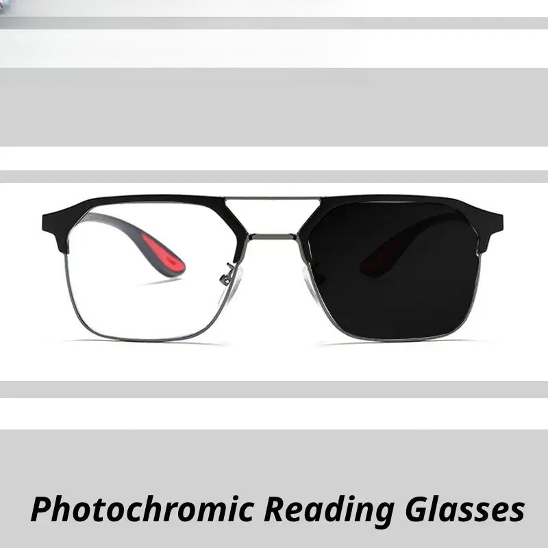 Unisex Square Full Rim TR90 Double Bridge Reading Glasses 968329 — view 1 | Rx Spectacle