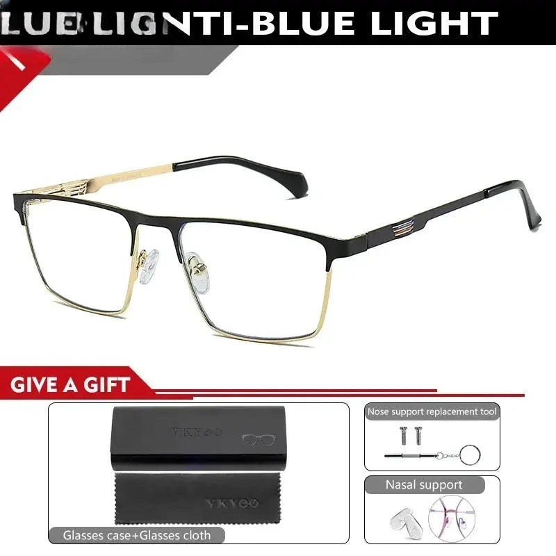 Women's Square Full Rim Acetate Reading Glasses 69151 — view 4 | Rx Spectacle