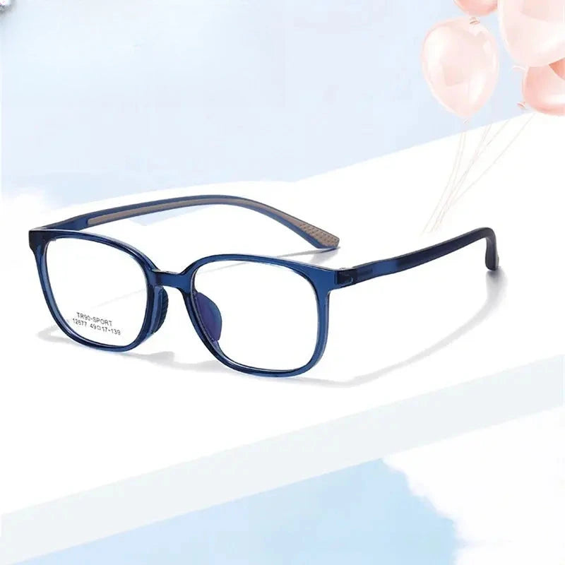 Women's Square Full Rim TR90 Prescription Glasses 612677 — view 1 | Rx Spectacle