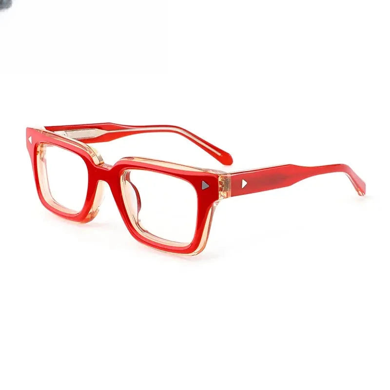 Unisex Browline Full Rim Acetate Prescription Glasses G66308 — view 5 | Rx Spectacle