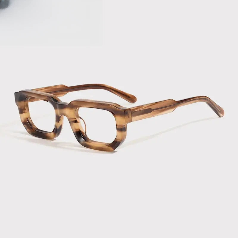 Unisex Browline Full Rim Acetate Prescription Glasses 1532 — view 3 | Rx Spectacle