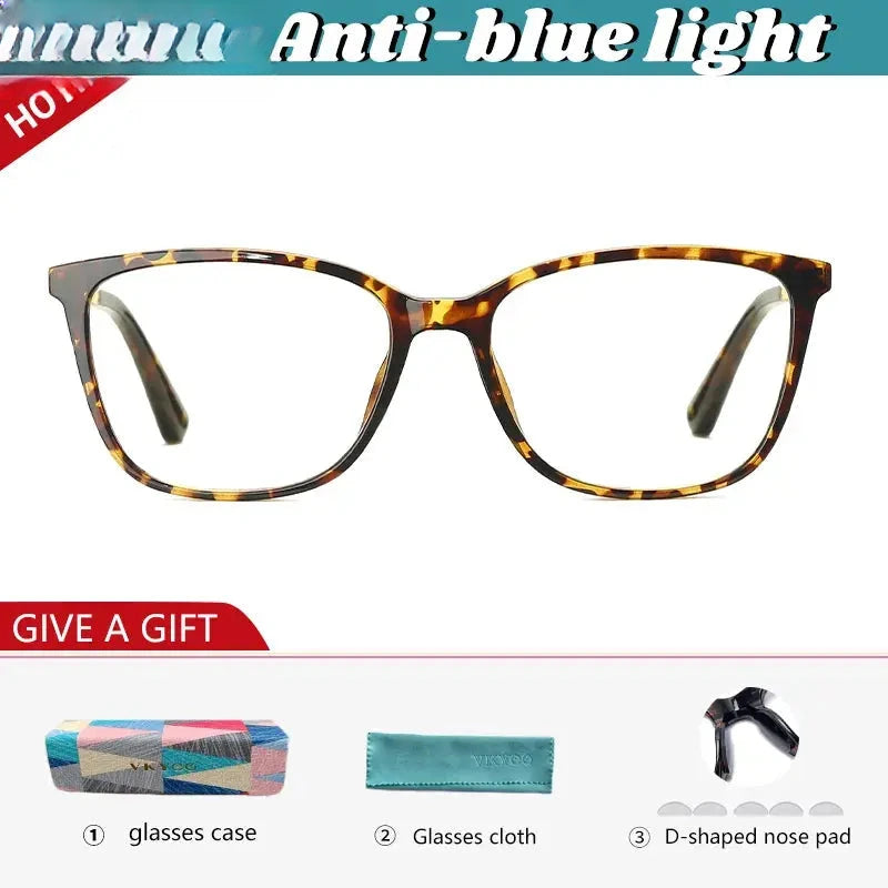 Women's Square Full Rim TR90 Reading Glasses 2057 — view 8 | Rx Spectacle
