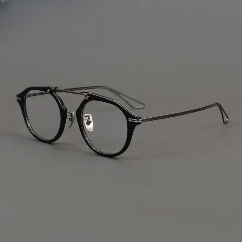 Unisex Irregular Full Rim Titanium Prescription Glasses Gxyj874 — view 6 | Rx Spectacle