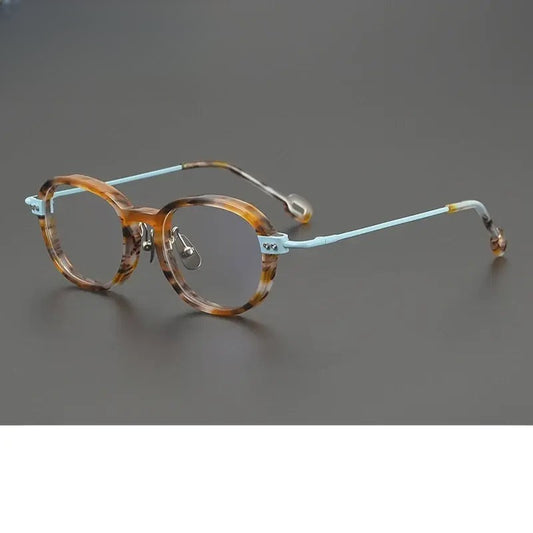 Unisex Square Full Rim Titanium Oversized Prescription Glasses 679010 — view 1 | Rx Spectacle
