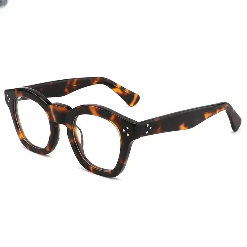 Unisex Square Full Rim Acetate Prescription Glasses Gxyj1480 — view 10 | Rx Spectacle