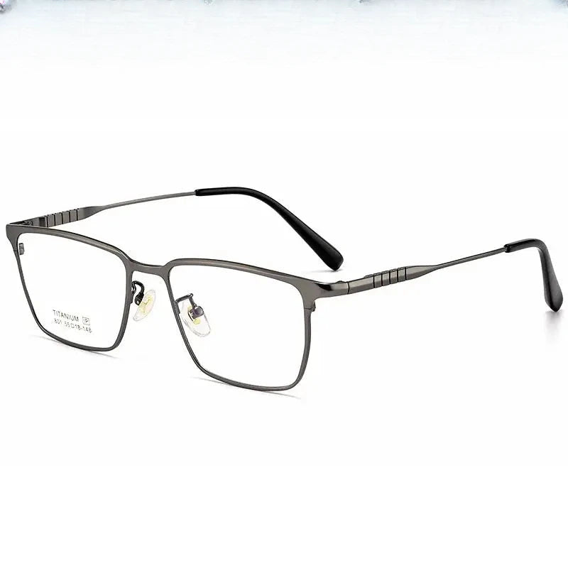 Men's Polygon Full Rim Titanium Prescription Glasses 80147 — view 1 | Rx Spectacle