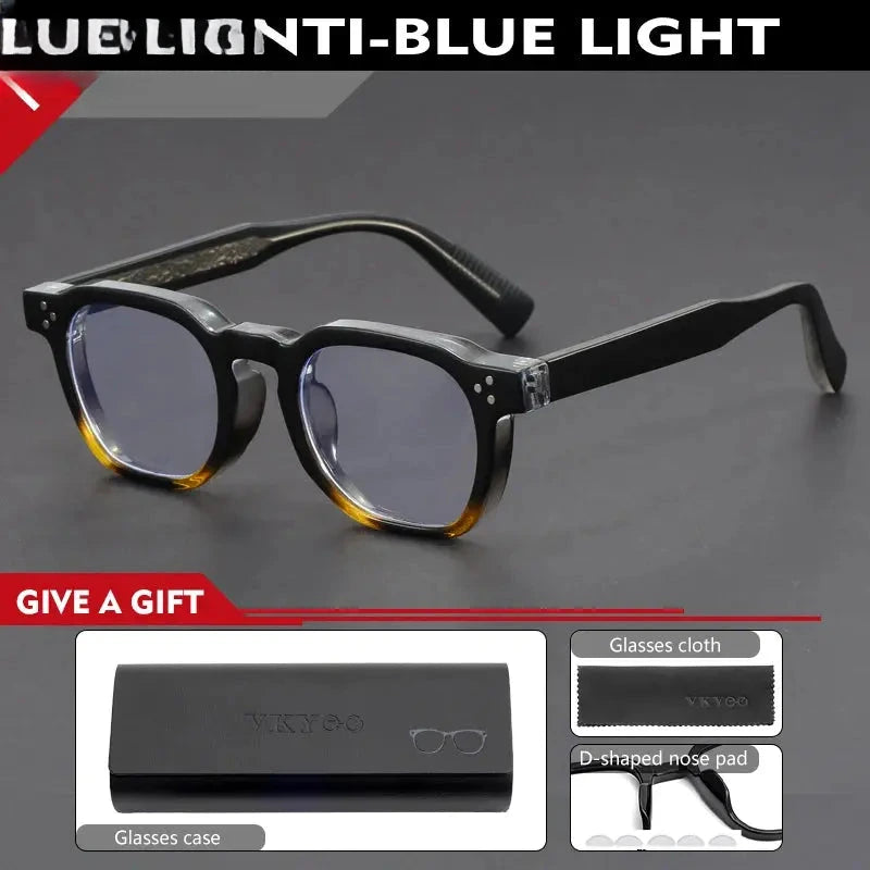 Unisex Browline Full Rim Acetate Reading Glasses 527499 — view 5 | Rx Spectacle