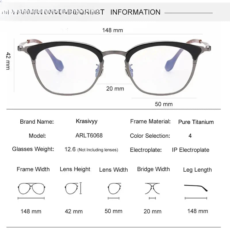 Women's Oval Full Rim Titanium Prescription Glasses — view 2 | Rx Spectacle