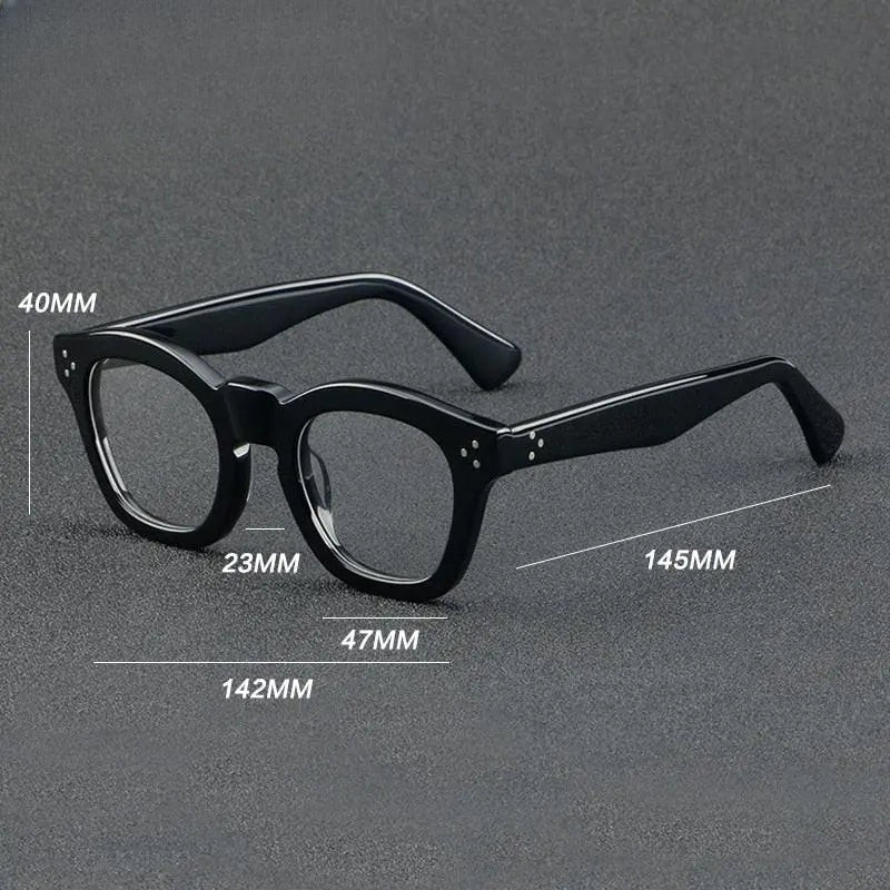 Unisex Square Full Rim Acetate Prescription Glasses Gxyj931 — view 11 | Rx Spectacle