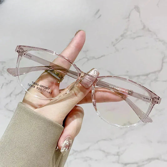 Women's Cat Eye Full Rim Titanium Prescription Glasses 12918 — view 1 | Rx Spectacle