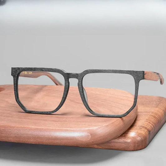 Men's Square Full Rim Acetate Oversized Prescription Glasses 76821 — view 1 | Rx Spectacle