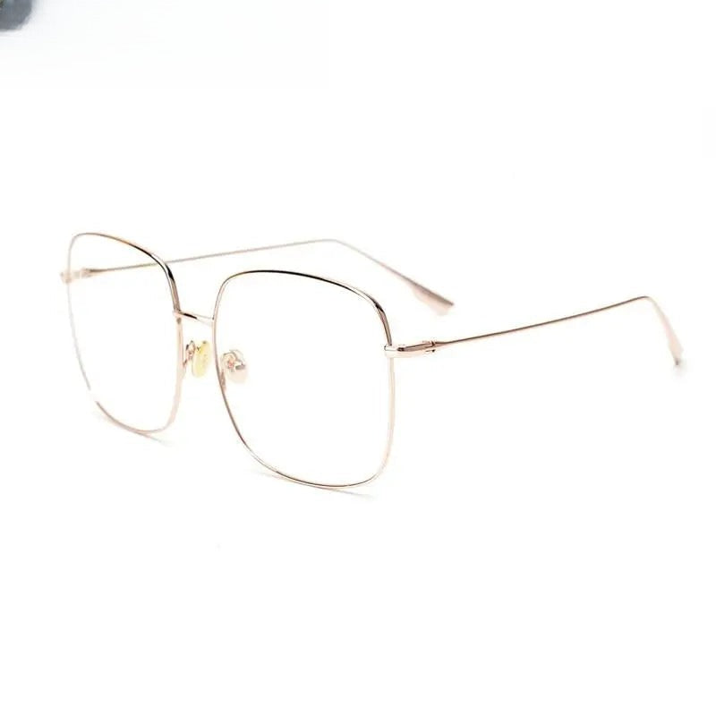 Women's Round Full Rim Titanium Prescription Glasses 18 — view 3 | Rx Spectacle