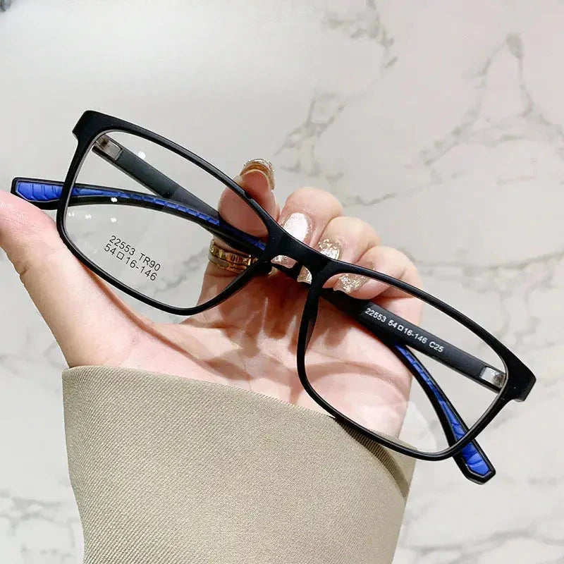 Unisex Square Full Rim TR90 Prescription Glasses 22553 — view 1 | Rx Spectacle