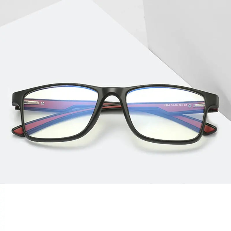 Unisex Square Full Rim Titanium Prescription Glasses 238800 — view 1 | Rx Spectacle