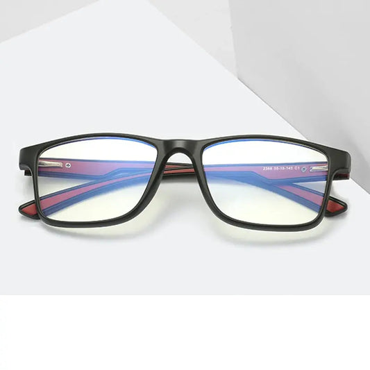 Unisex Square Full Rim Titanium Prescription Glasses 238800 — view 1 | Rx Spectacle