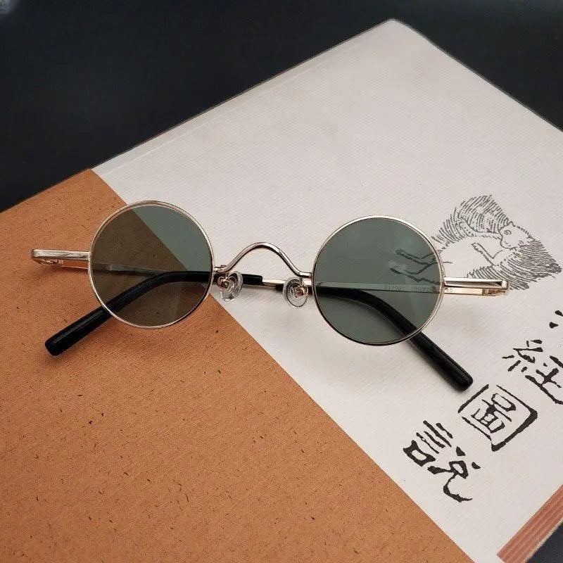 Unisex Round Full Rim Acetate Prescription Glasses Y050 — view 13 | Rx Spectacle