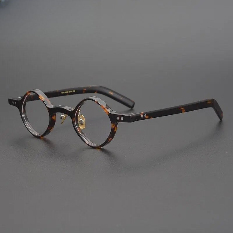 Unisex Round Full Rim Acetate Prescription Glasses Gxyj704 — view 1 | Rx Spectacle