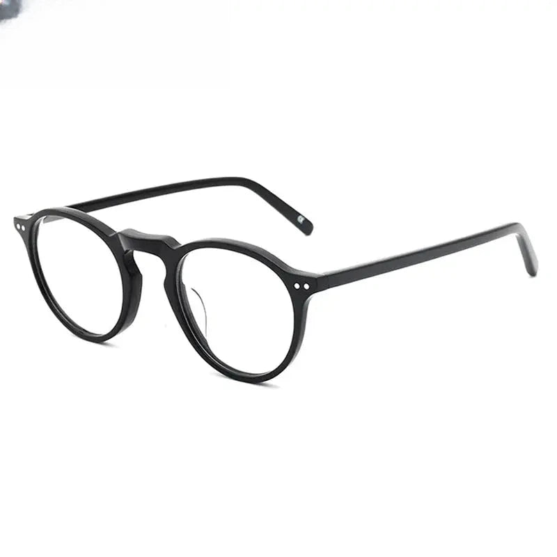Women's Round Full Rim Acetate Prescription Glasses 667924 — view 3 | Rx Spectacle