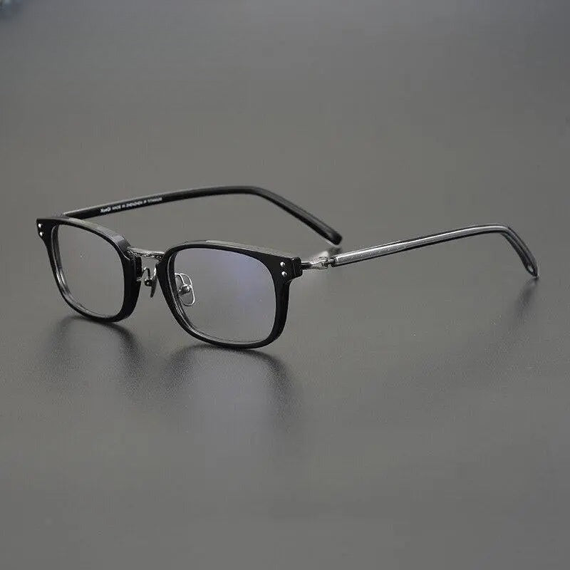 Unisex Square Full Rim Acetate Prescription Glasses Gxyj1052 — view 4 | Rx Spectacle