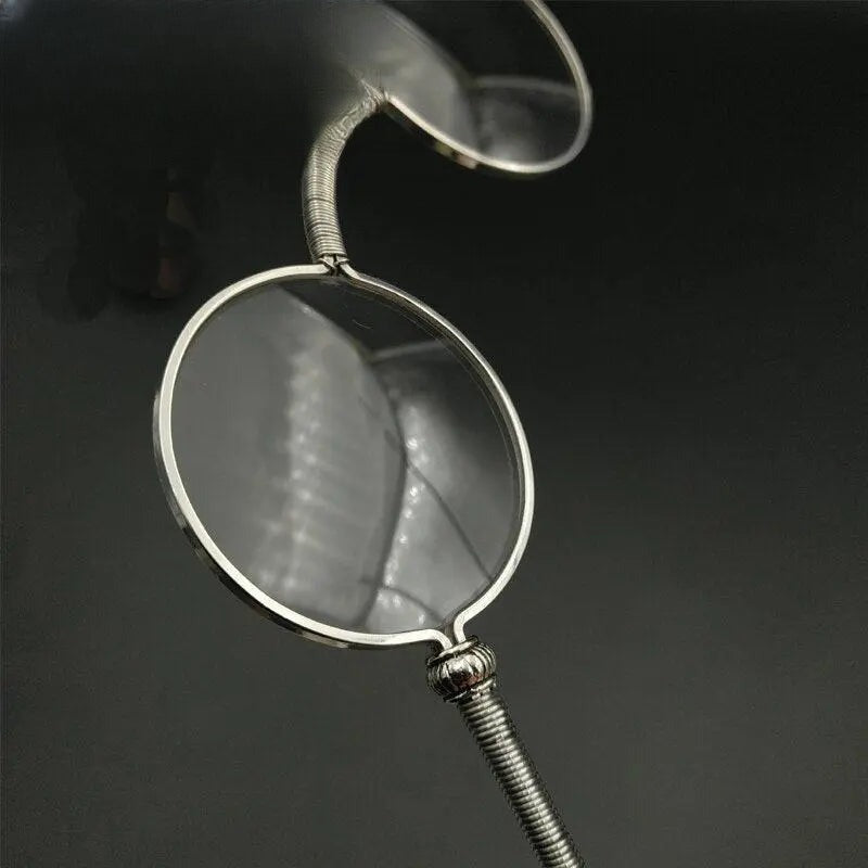 Unisex Round Full Rim Alloy Reading Glasses Y045 — view 5 | Rx Spectacle