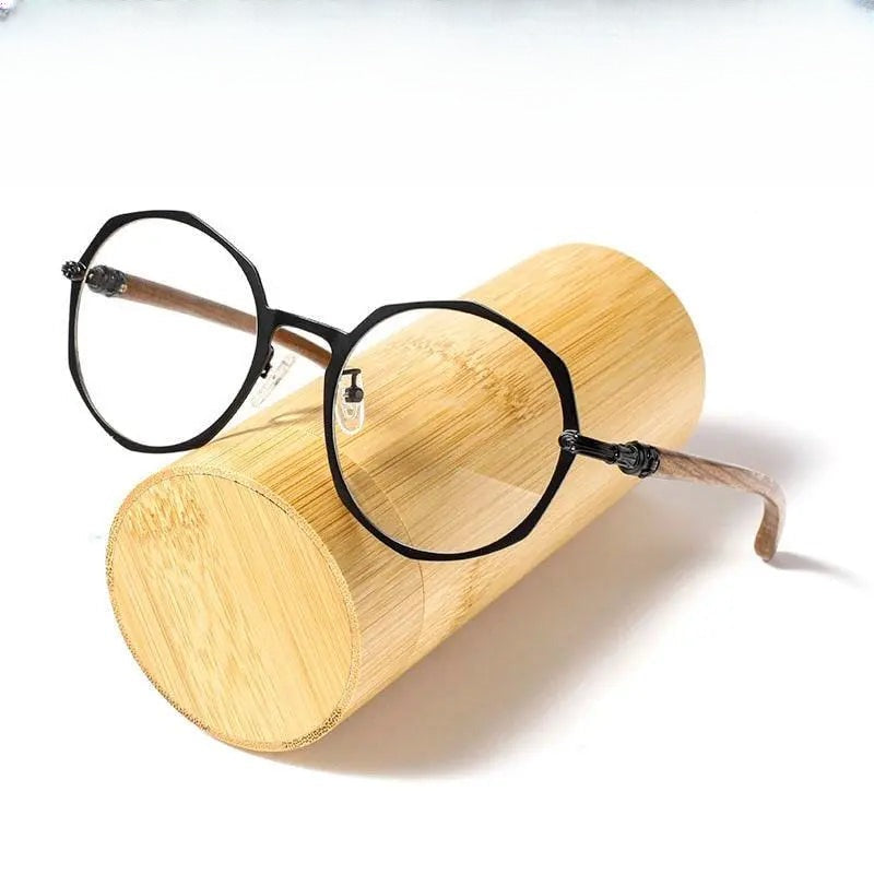 Unisex Round Full Rim Alloy Prescription Glasses 7578d — view 1 | Rx Spectacle