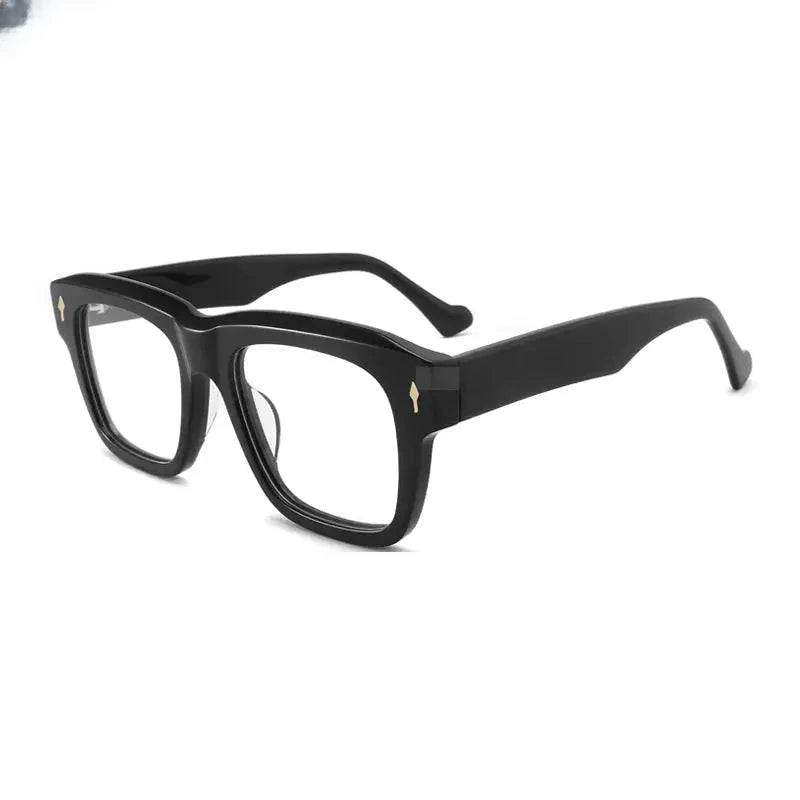 Unisex Square Full Rim Acetate Oversized Prescription Glasses Gxyj1523 — view 3 | Rx Spectacle